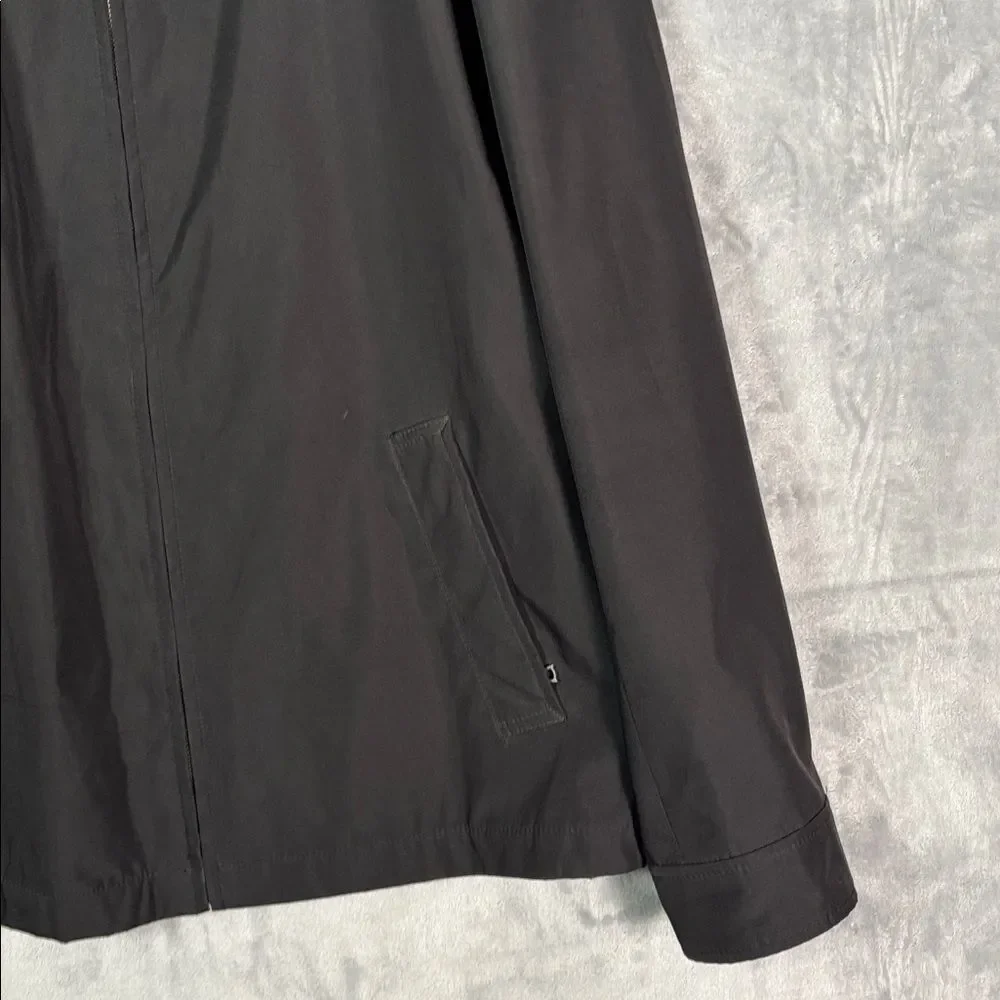 Banana Republic Black Full Zip Snap Neck Closure Jacket Size XL